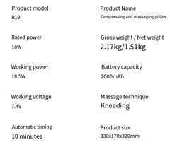 Neck & Shoulder Massage Pillow